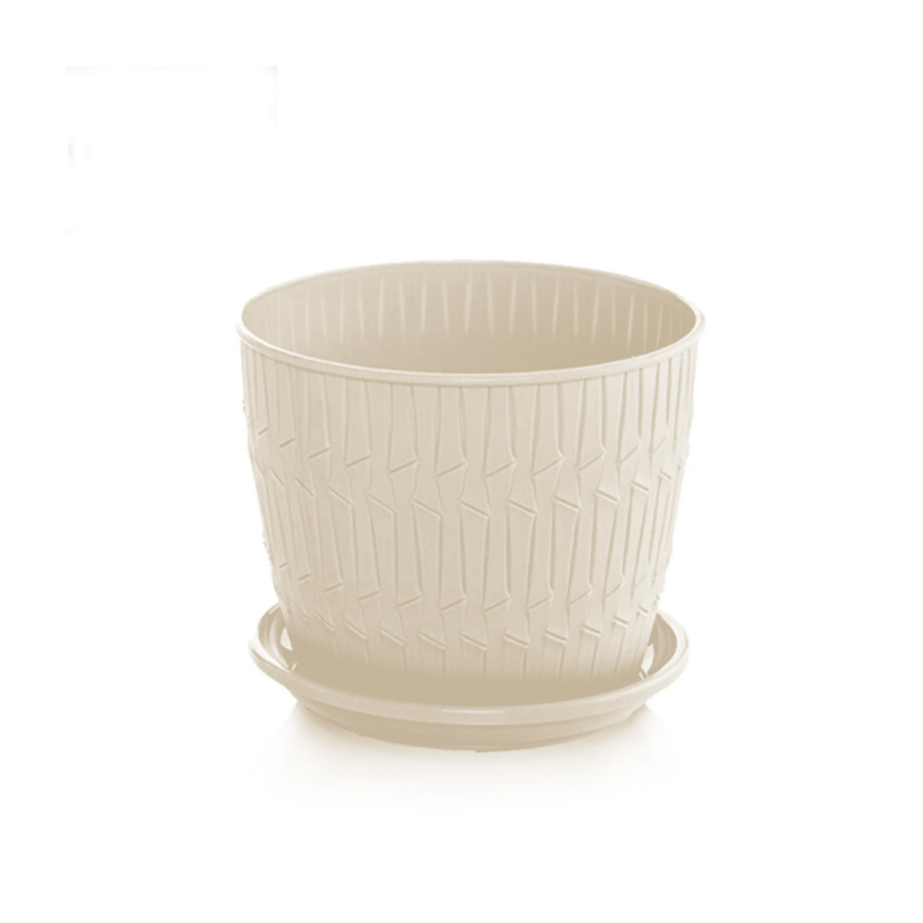 گلدان بامبو گرد شماره 3 لیمون  کد 163635